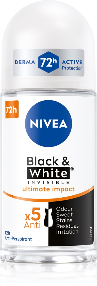 

Невидимый черно-белый шариковый антиперспирант с максимальным эффектом для женщин Nivea, 50 мл