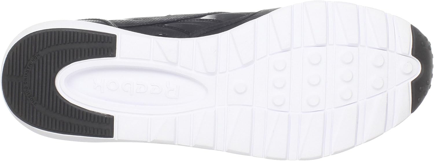 Кроссовки Reebok CL LTHR Clean Ultralite, белый/черный/красный — фото 4