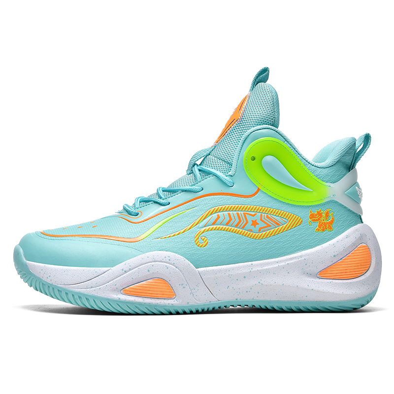 

Black-tailed deer Амортизирующие баскетбольные кроссовки Black Tailed Deer с противоскользящей подошвой, устойчивые к истиранию, дышащие, мидтоп унисекс 886 Aqua, цвет 886 Aqua