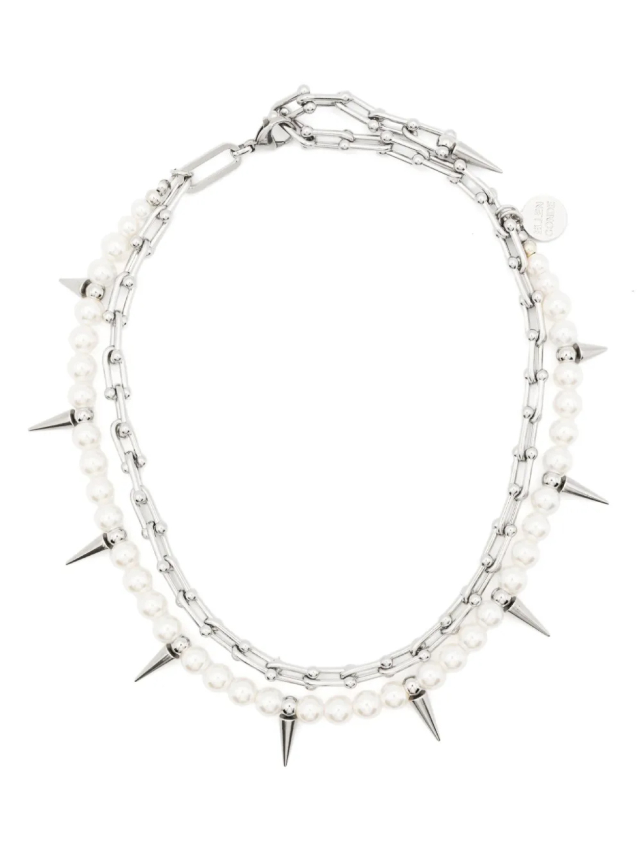 

Ожерелье из искусственного жемчуга Ellen Conde, серебряный