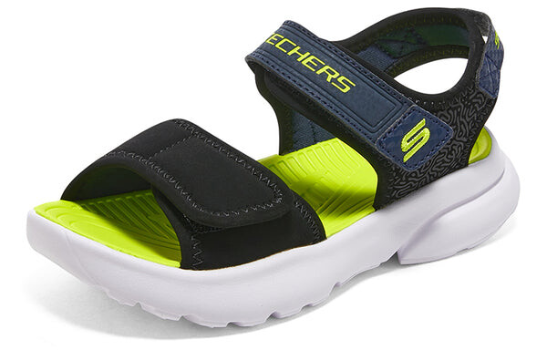 Кроссовки razor splash 'black lime' Skechers, черный — фото 3