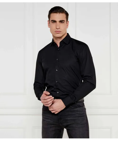 

Рубашка Koey Slim fit Hugo, черный