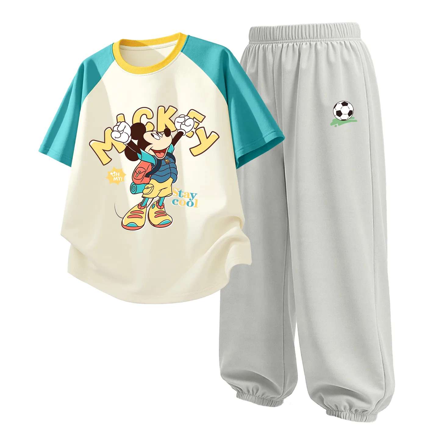 Детский спортивный костюм Casual Sportswear 2 Piece Set Disney, Di's Mysterious Blue+Di Soccer Ball K Glacier Gray
