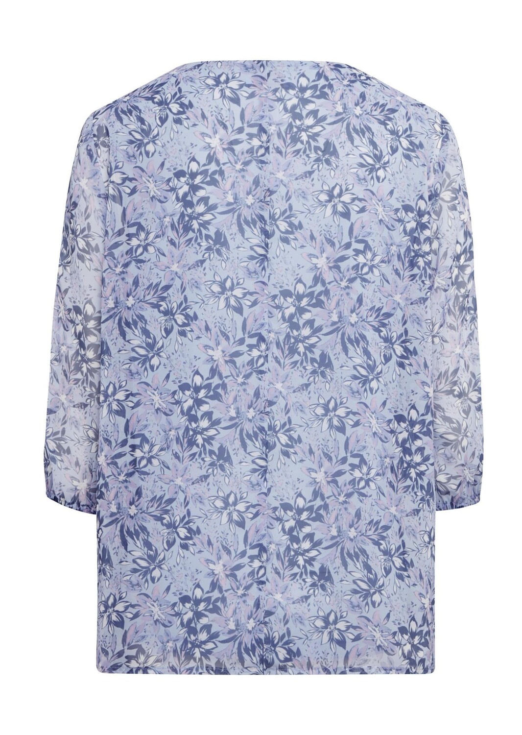

Блуза GOLDNER Druck, цвет taubenblau/marine/geblümt