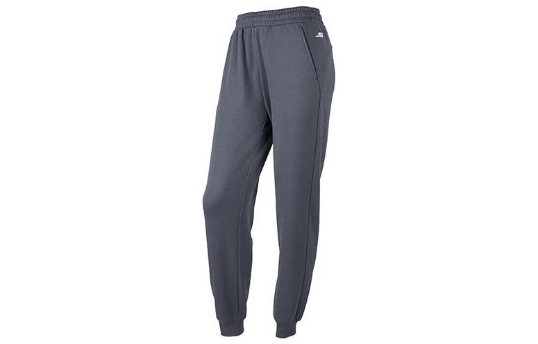 

Skechers Женские трикотажные спортивные брюки серии Basic Sports, серо-бежевые