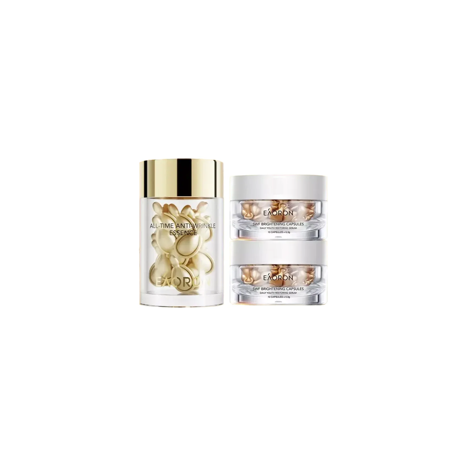 Сыворотка Eaoron — Против морщин с эффектом лифтинга и увлажнения, 2 упаковки, Bright Serums Capsules 20