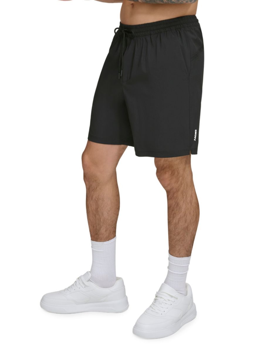 

Плавки-шорты Standard Fit Flat Front DKNY, черный