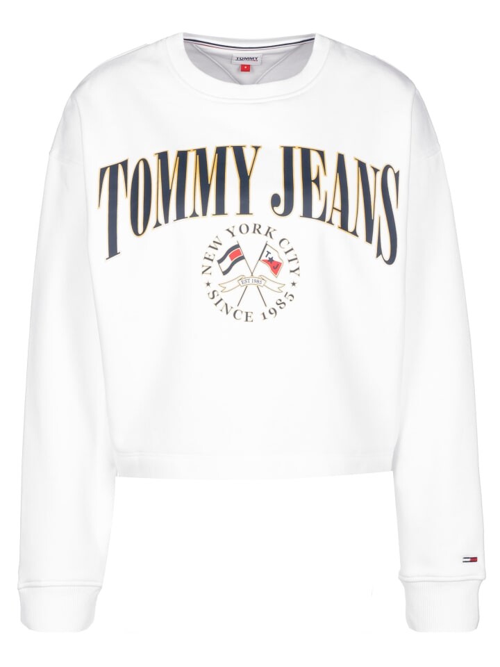 

Толстовка Tommy Hilfiger Rundhalsausschnitt, белый