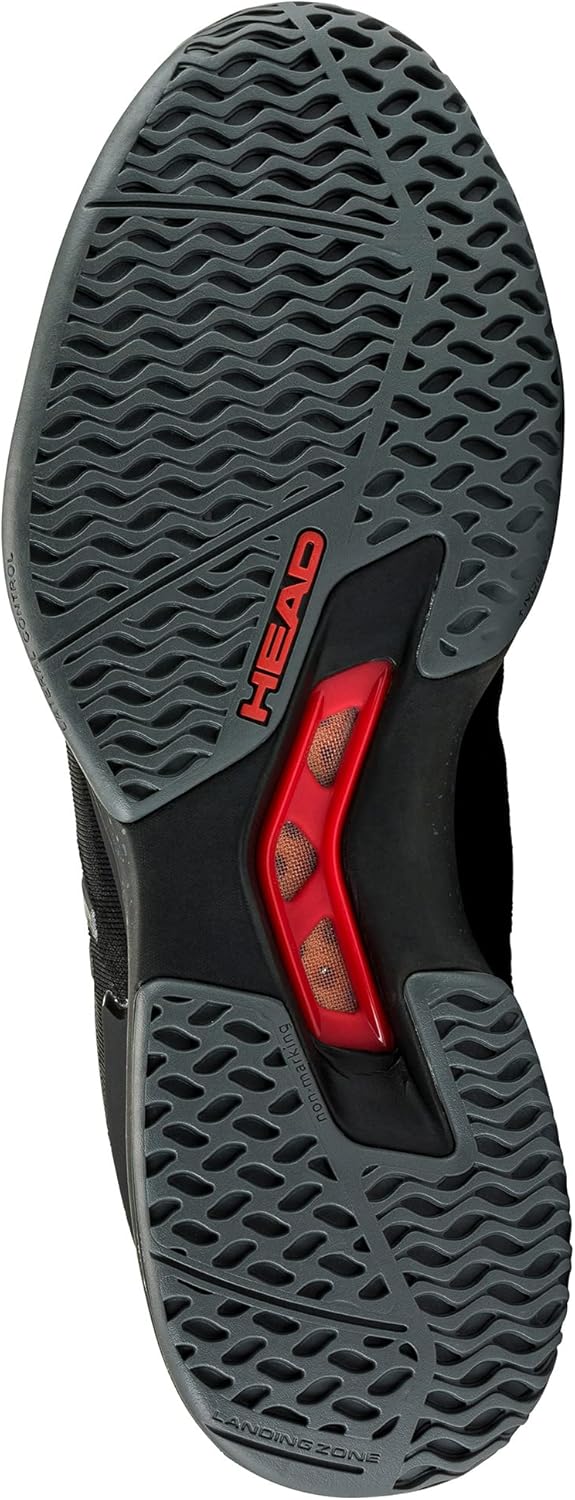 Мужские теннисные кроссовки HEAD Sprint Pro 3.5, черный/красный — фото 4
