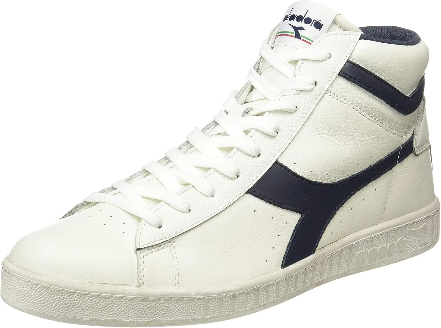 Кроссовки Diadora Unisex Game L High Waxed High Trainers, белый/синий