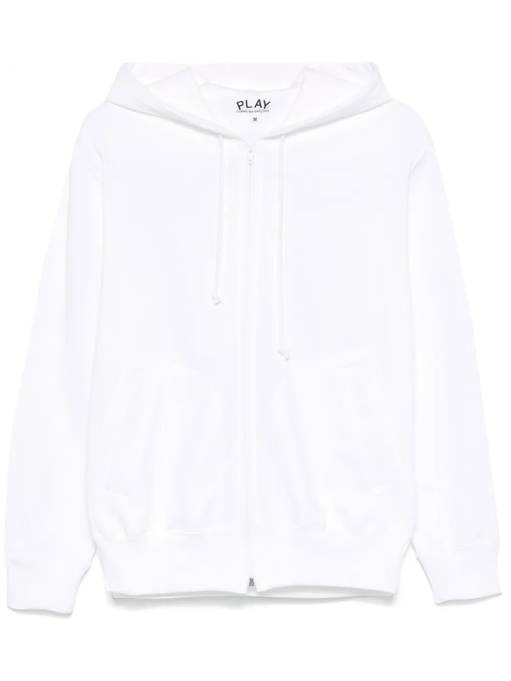 

Худи с нашивкой Comme Des Garçons Play, белый