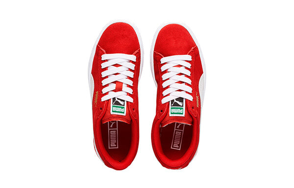 Кроссовки suede 'high risk red' Puma, красный — фото 3