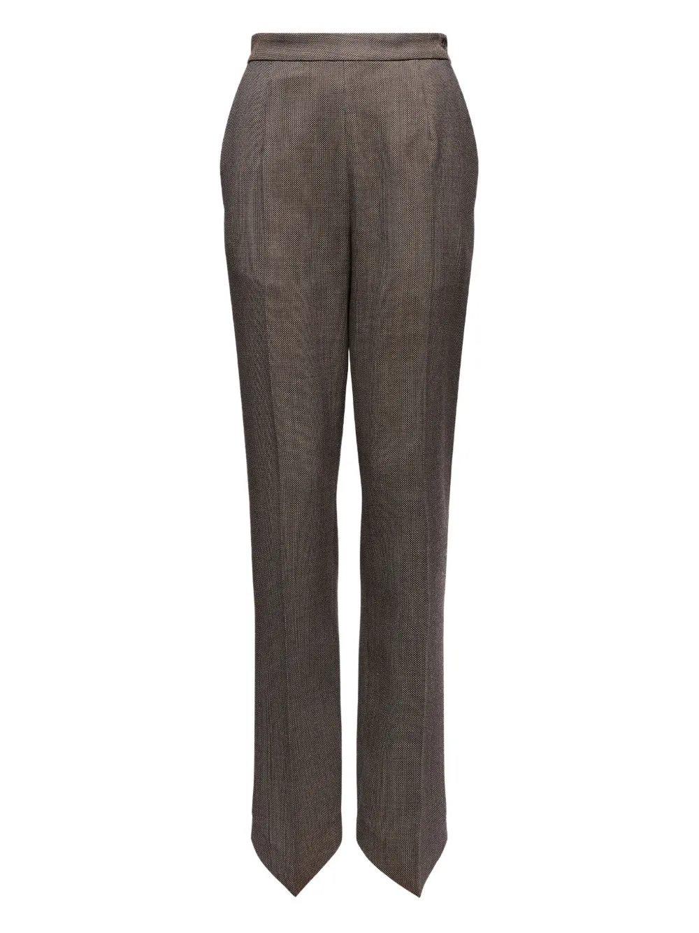 

Брюки из вирджинской шерсти MM6 Maison Margiela, коричневый