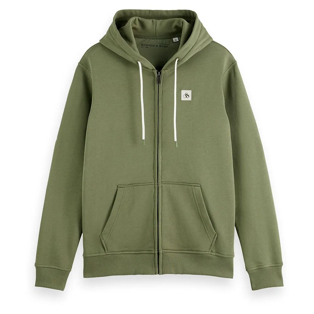 

Толстовка Scotch & Soda 178447 full zip, зеленый