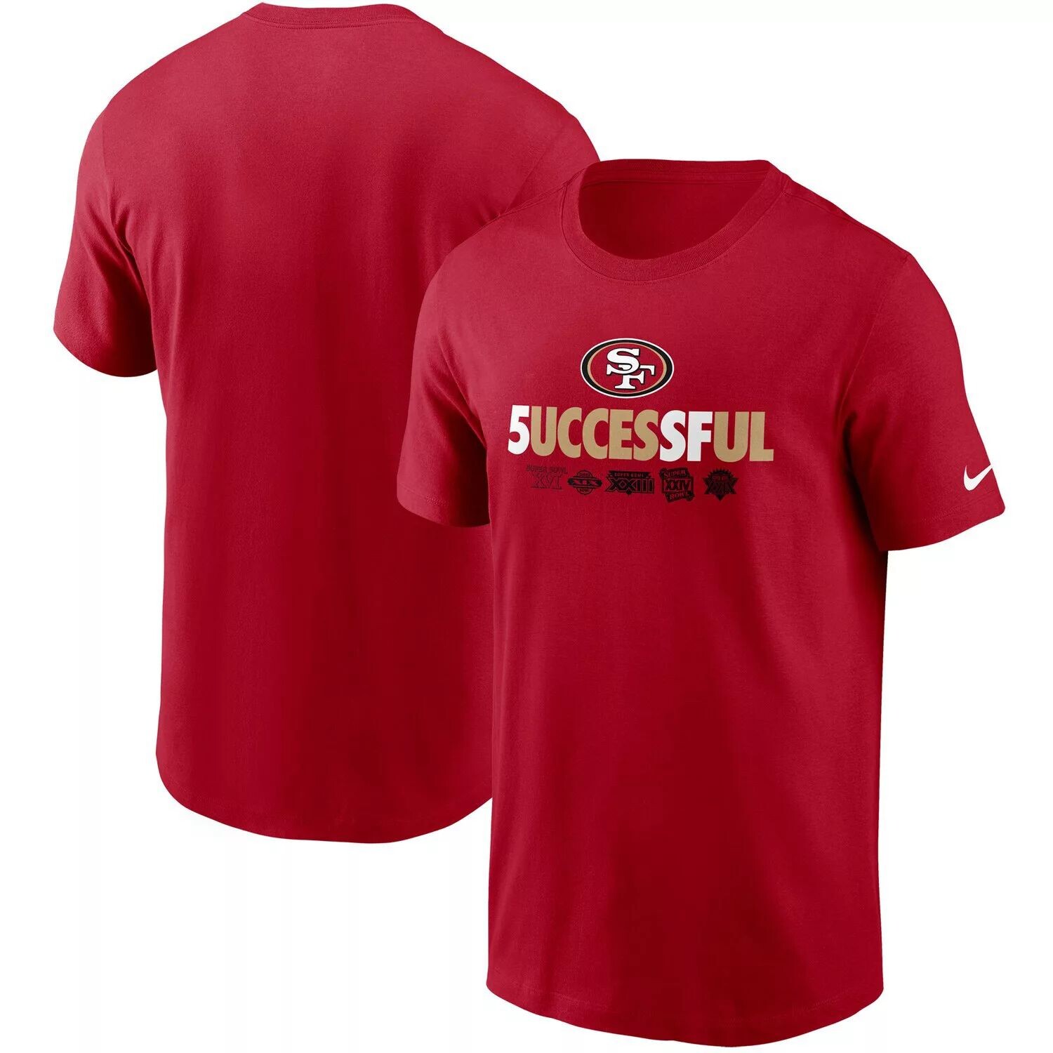 

Мужская футболка Nike Scarlet San Francisco 49ers Hometown Collection Success