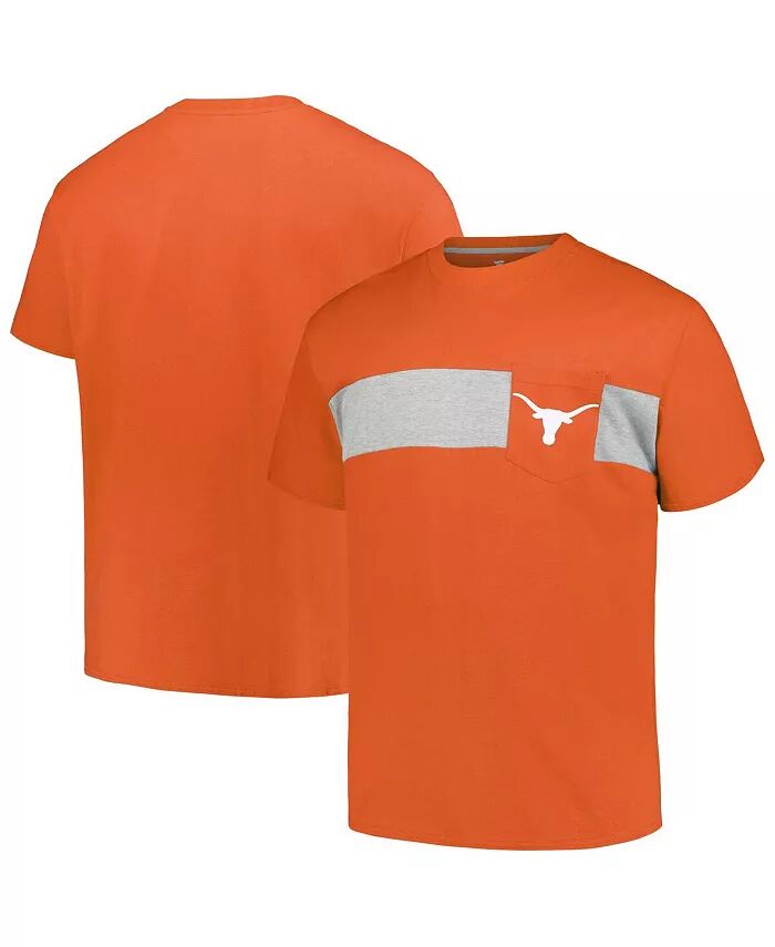 

Футболка мужская Texas Orange Texas Longhorns Big Tall в полоску Profile