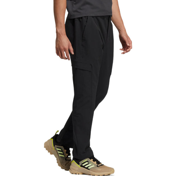 Спортивные штаны Men's adidas Solid Color Logo Printing Straight Sports Pants/Trousers/Joggers Black, мультиколор — фото 4
