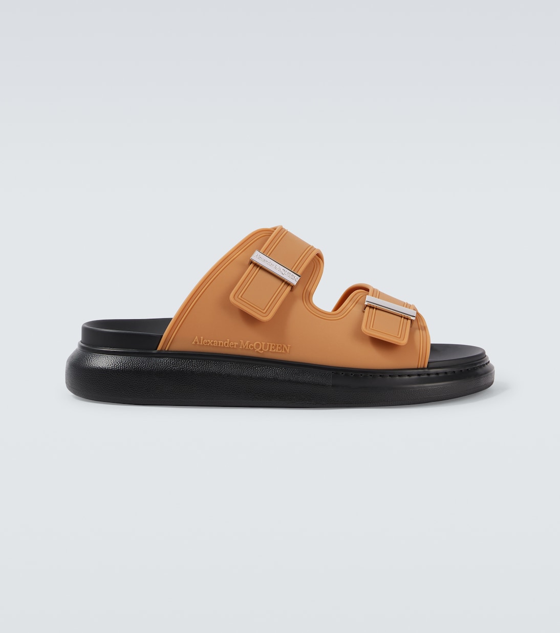 

Гибридные резиновые сандалии McQueen, Dk Camel/Blk/Blk/Sil