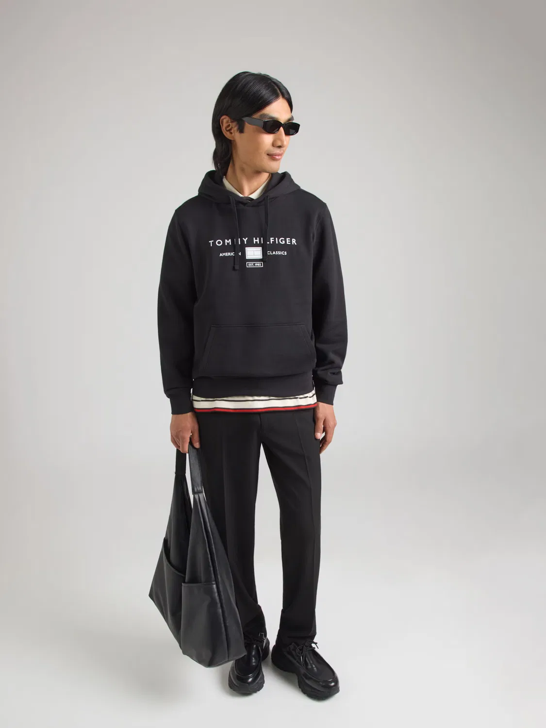 Толстовка 'BRAND LOVE' Tommy Hilfiger, Black — фото 3