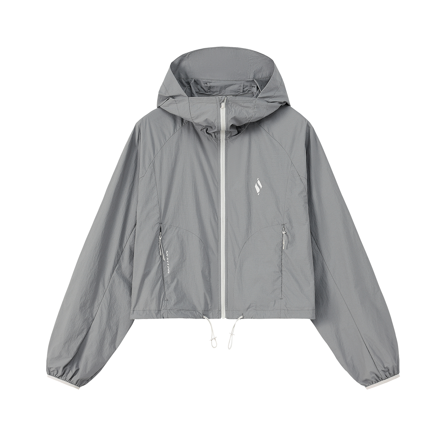 

Skechers Ячжуан серия Дышащая быстросохнущая одежда с защитой от ультрафиолета Унисекс серый, Gray-00Q9