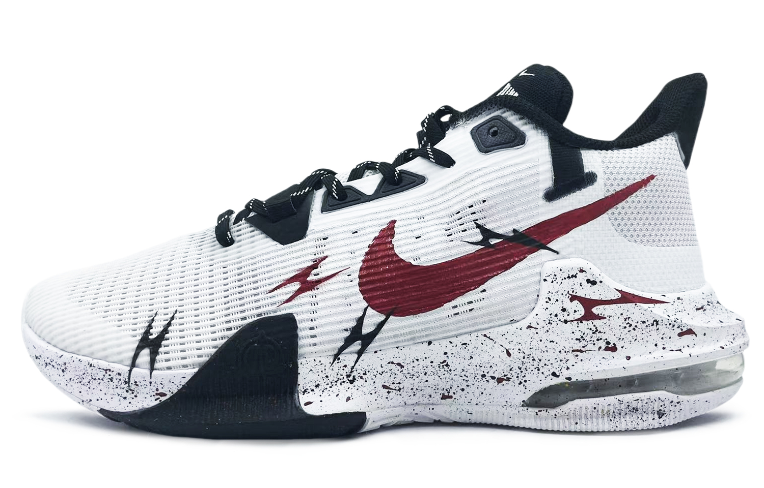 

Nike Кроссовки баскетбольные мужские Air Max Impact 3 Cushioning Low top White Red