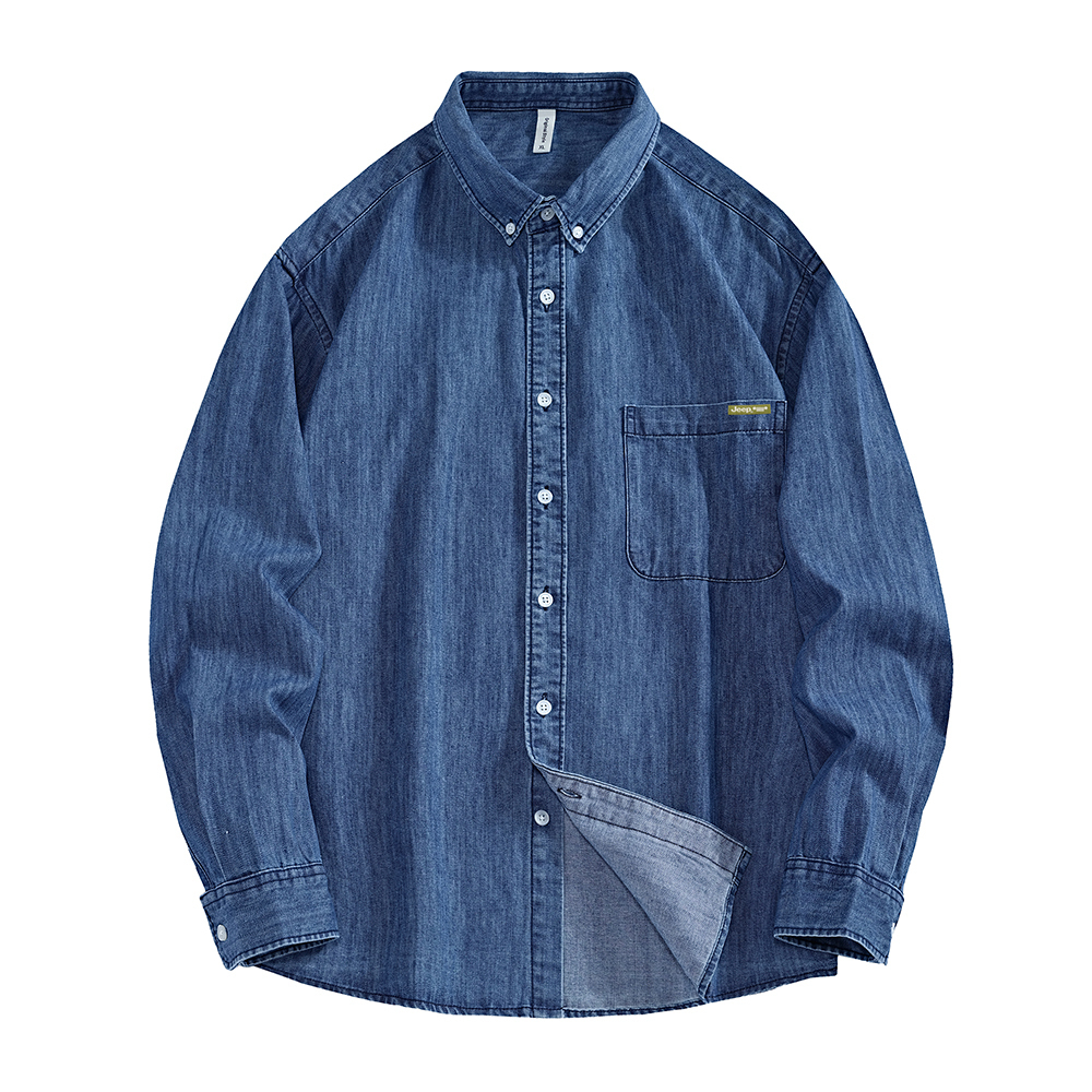 

Рубашка унисекс Jeep, светло-голубой