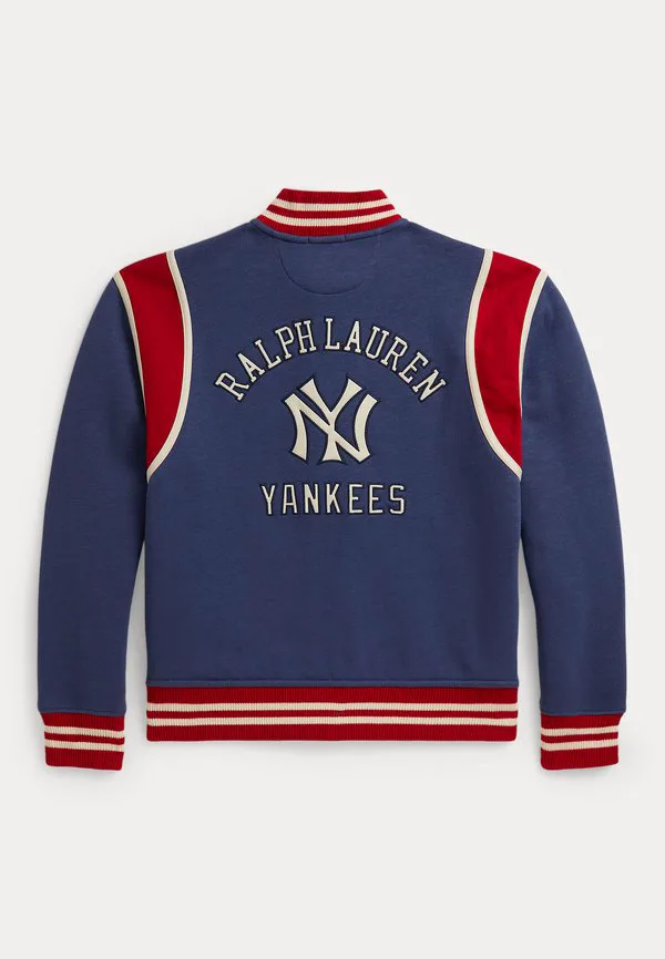 Куртка-Бомбер polo ralph lauren yankees из флиса 714y Polo Ralph Lauren, Light Navy — фото 2