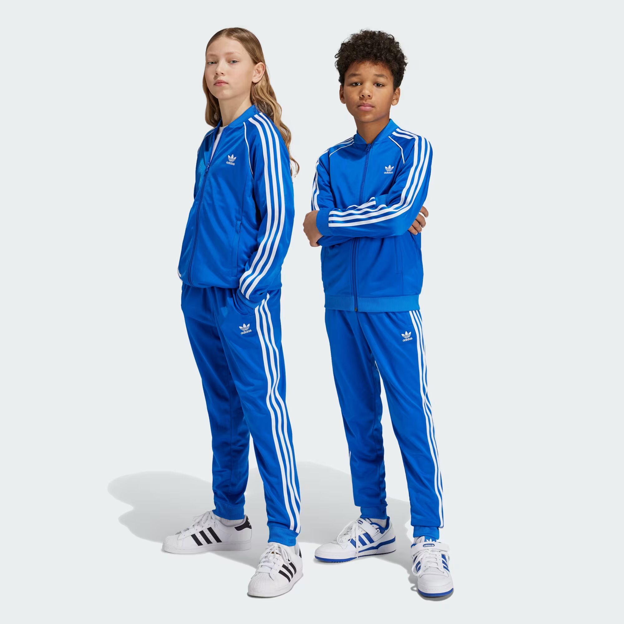 

Спортивные брюки Adicolor SST для детей Adidas, цвет Blue