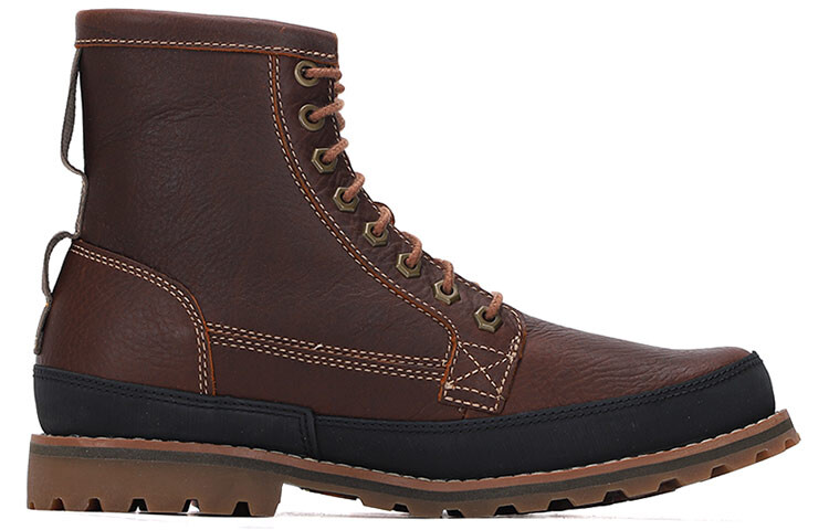 Мужские ботинки Timberland Originals с контрастной подошвой, темно-коричневый/черный — фото 2