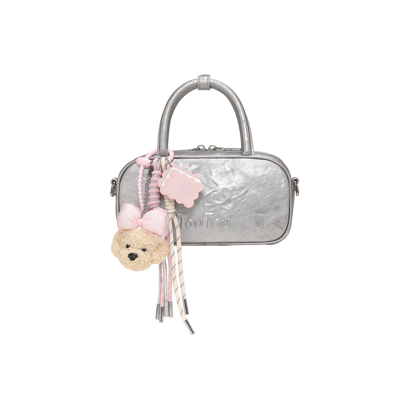 

TOUTOU Женская сумка из полиуретана обычного размера разноцветная, Mountain Spring Silver