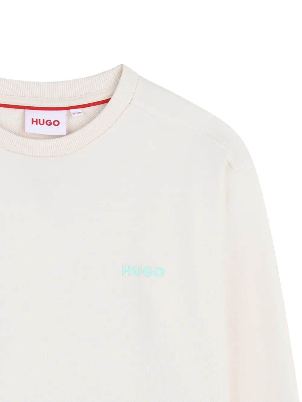 Толстовка с круглым вырезом Hugo Kids, бежевый — фото 3