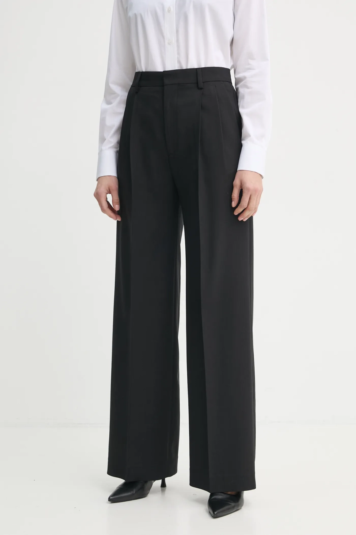 

Шерстяные брюки Filippa K, черный