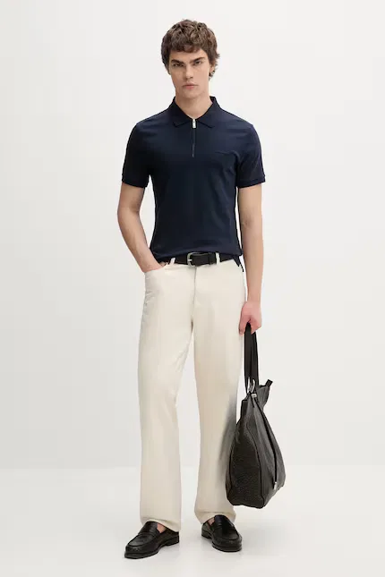 Поло Calvin Klein мужское, синий — фото 2