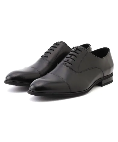 Мужские туфли из натуральной кожи Straight Tip SUIT SELECT темно-коричневые — фото 2