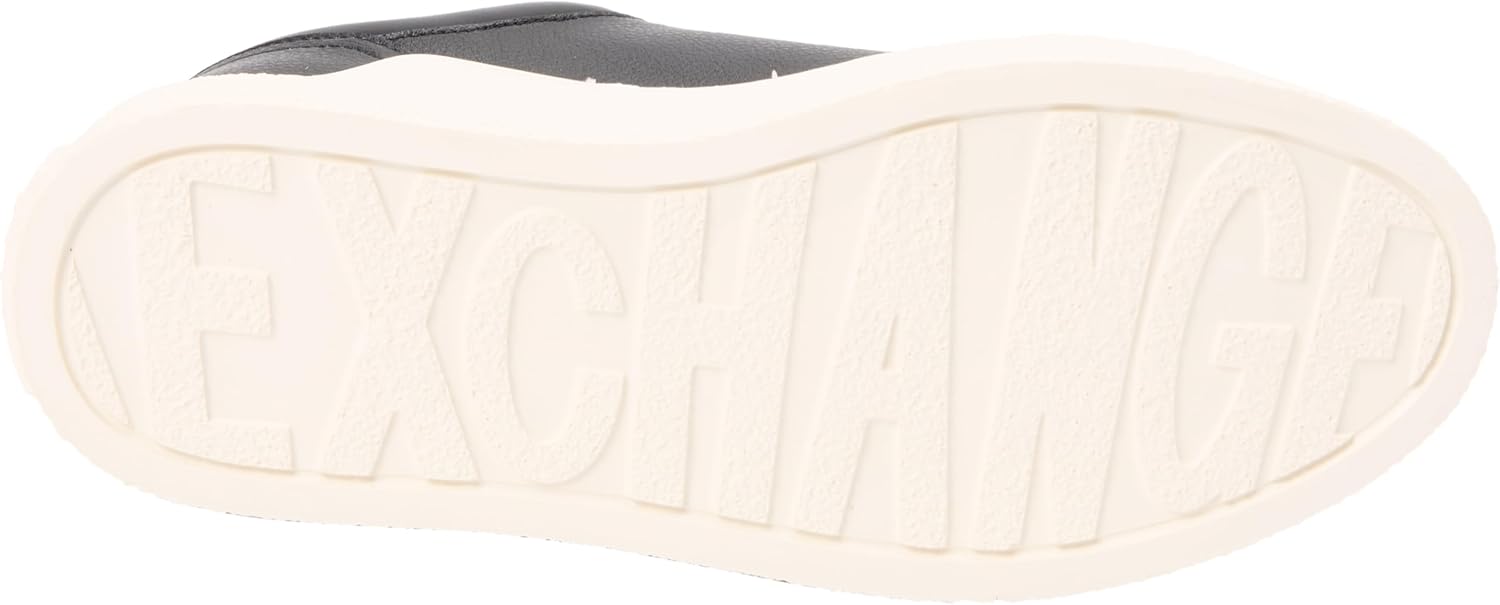 Кроссовки Armani Exchange Mens Lion Classic, черный — фото 2