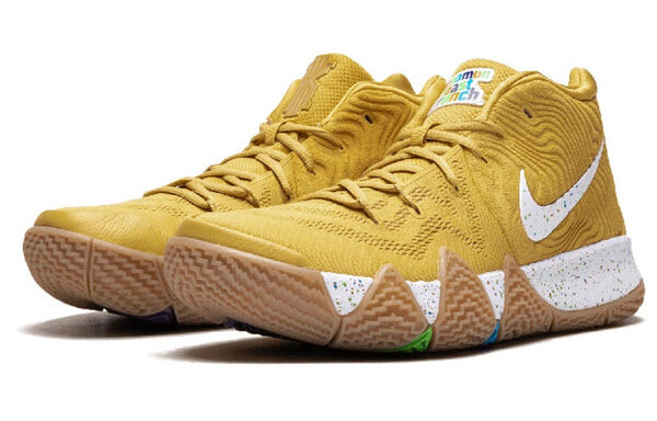 Кроссовки kyrie 4 'cinnamon toast crunch' gs Nike, золотой — фото 3