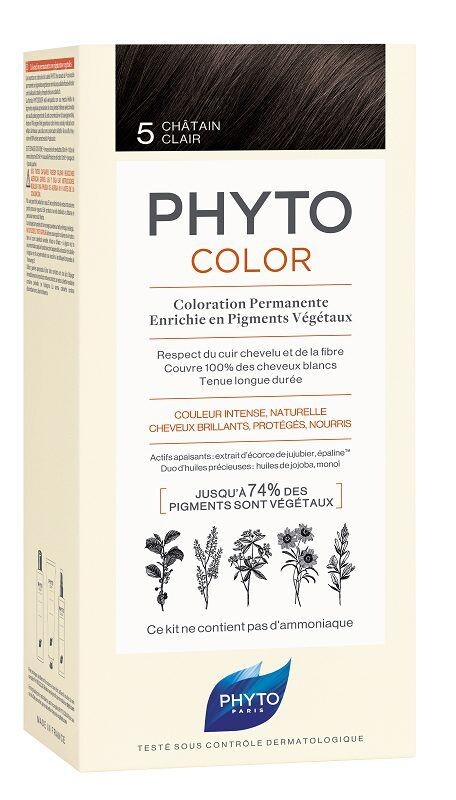 

Краска для волос Phyto Color 5 Jasny Kasztan, 1 шт
