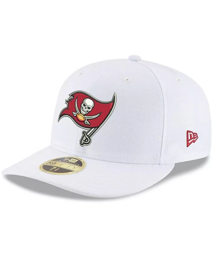 

Мужская белая кепка с логотипом команды Tampa Bay Buccaneers Omaha 59FIFTY 59FIFTY New Era, белый