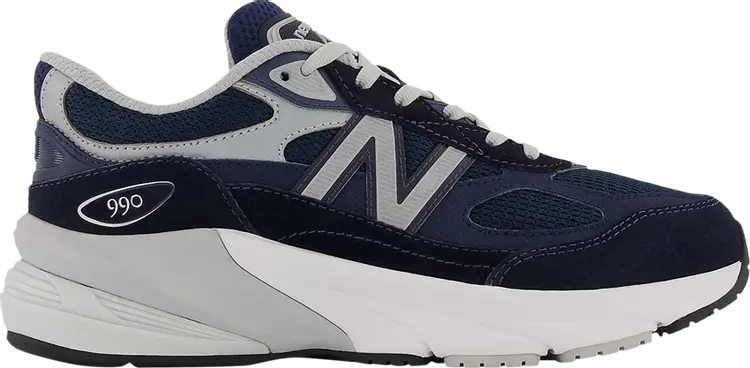 

Кроссовки 990v6 Big Kid X-Wide 'Navy', синий
