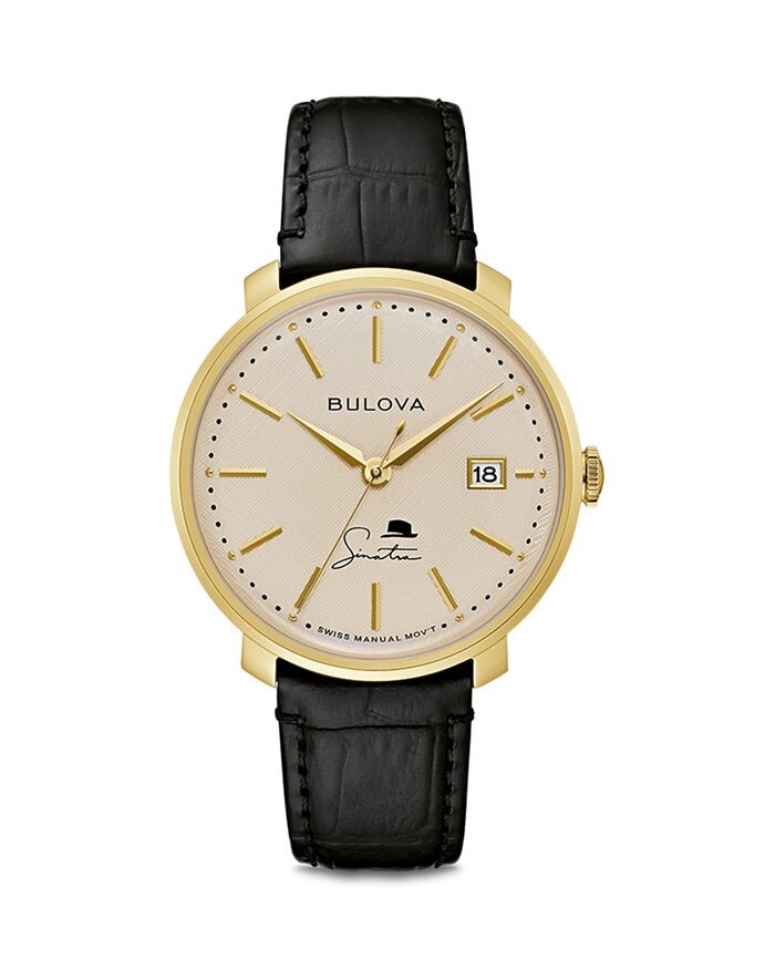 

Часы Bulova Фрэнка Синатры «Лучшее впереди», 40 мм, слоновая кость/кремовый