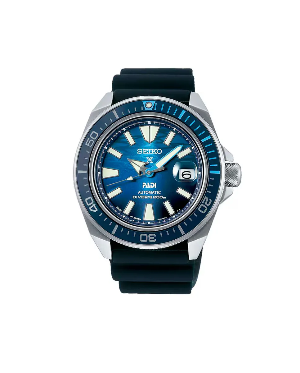 

Prospex SRPJ93K1 Автоматические мужские часы с силиконовым черным ремешком Seiko, серебрянный