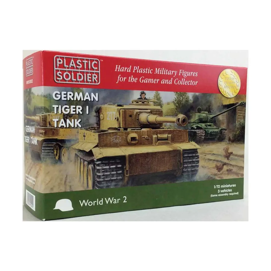 

Тигр I Танк, WWII Miniatures - Germany (1:72)