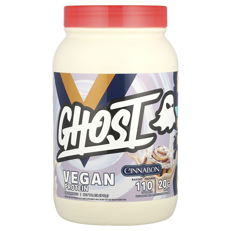 

Ghost, Vegan Protein, Cinnabon, 910 г (2 фунта)