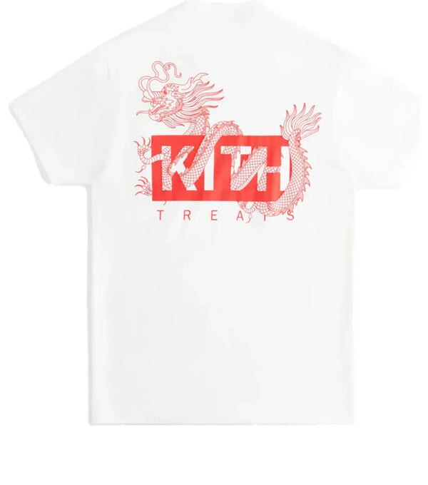 

Футболка treats year of the dragon pocket t-shirt 'white' Kith, белый