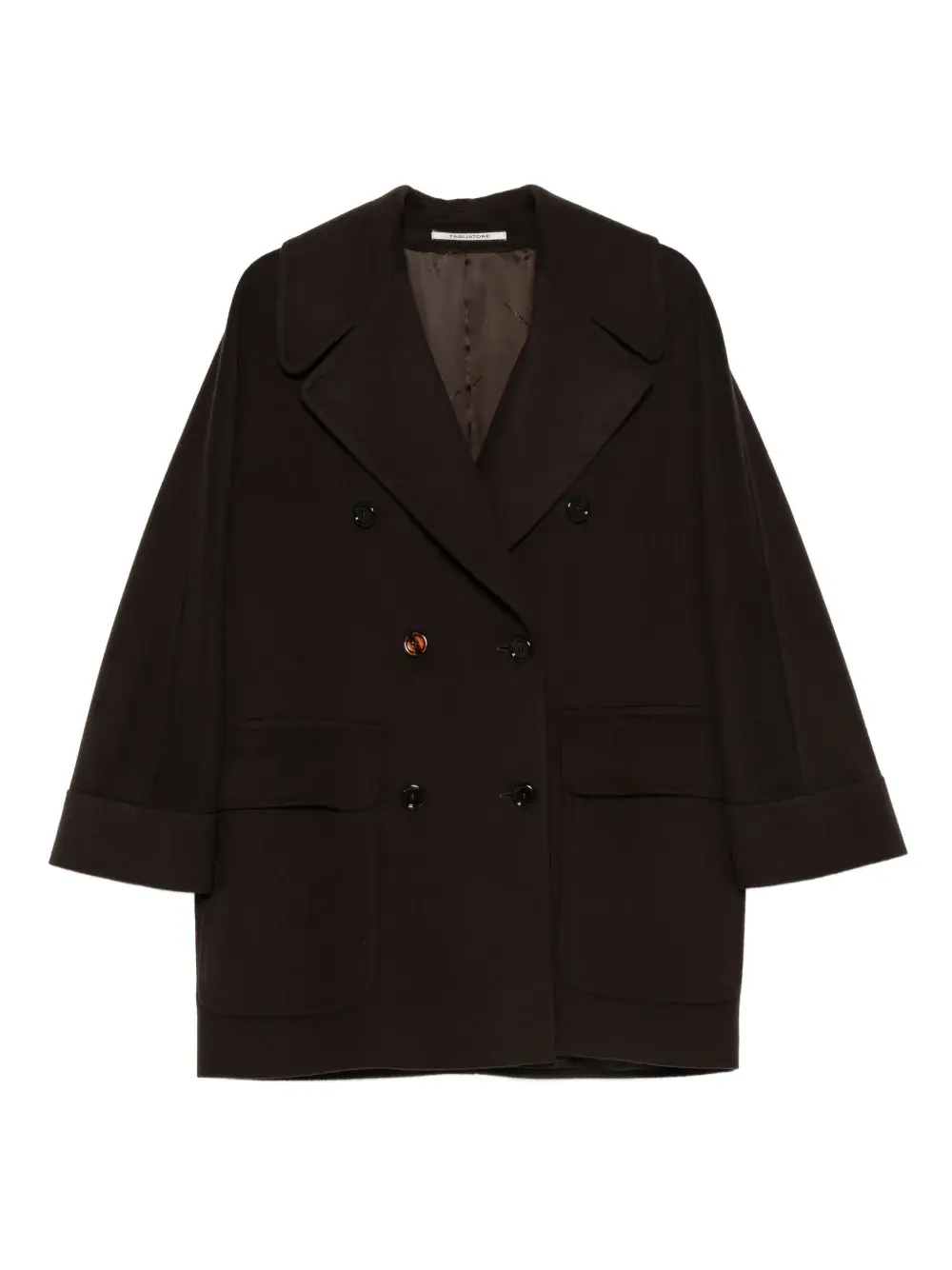 

Двубортное пальто с накладными карманами TAGLIATORE, коричневый