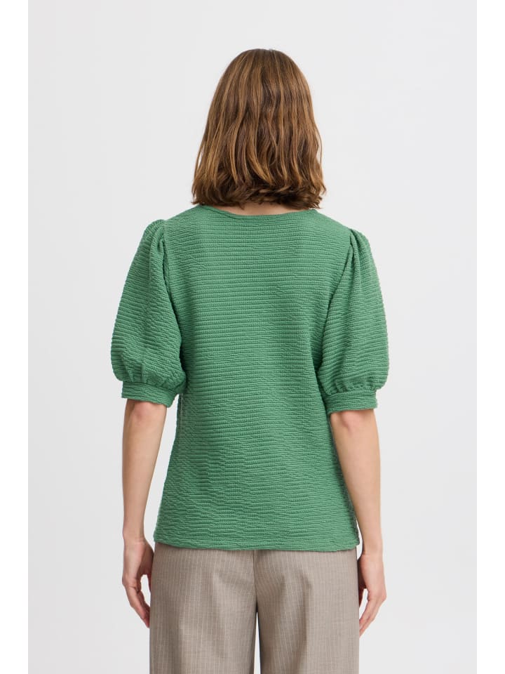 

Футболка BYPHILLINE - классический крой, цвет зеленая листва b. young