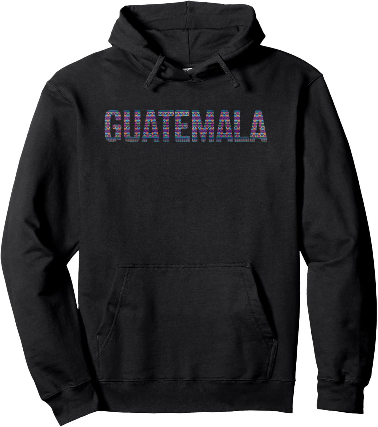 

Гватемальская толстовка Chapin Quetzal Antigua Tikal 502 в традиционном стиле майя 502 Chapin Tees, черный
