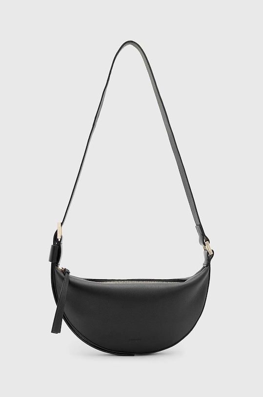 

Кожаная сумка Half Moon Allsaints, черный