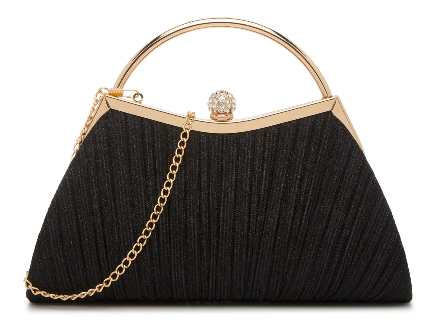 

Сумка Kelly & Katie Glitter Pleated Satchel, черный