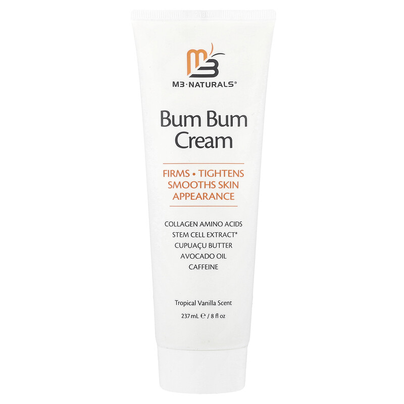 

M3 Naturals, Bum Bum Cream, тропическая ваниль, 237 мл (8 жидк. Унций)